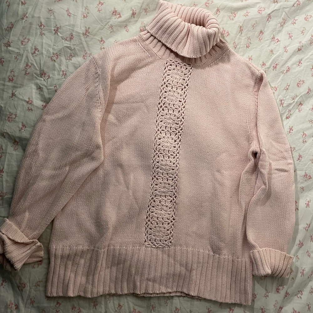 Vintage baby pink sweater